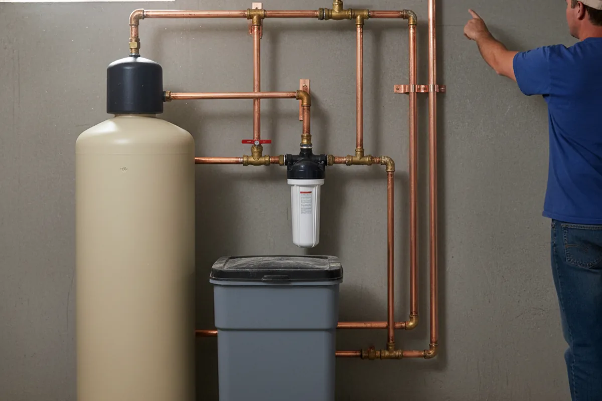 Whole-house water treatment system installed in Fellows